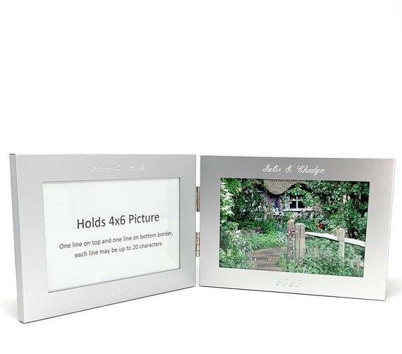 Matted Picture Frame, with 4x6 Opening and 2 Border