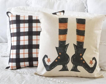 Halloween Patchwork Pillow Cover Decorative Pillow Cover 12 x 16 Pillow Cover Skeleton Pillow cover