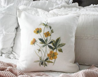 Botanical Pillow Etsy