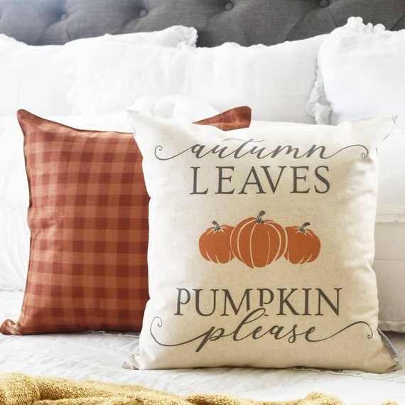 Fall Decor, Fall Pillow Cover, Autumn Pillow Cover