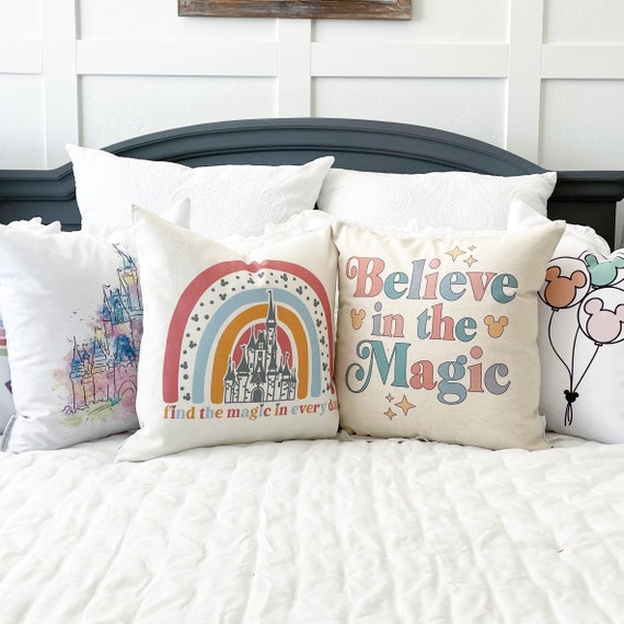 Happiest Place on Earth Pillow Covers Disney Pillow Covers 