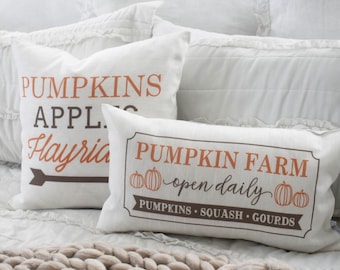 Fall Pillow Cover, Fall Decor, Front porch pillow, farmhouse fall decor , fall pillow