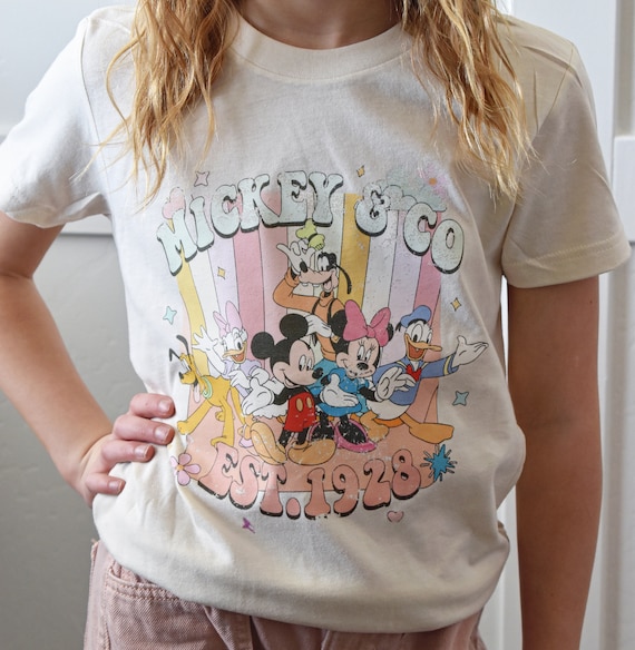 Retro Mickey and Co T-Shirt: Toddler & Youth Character Tee