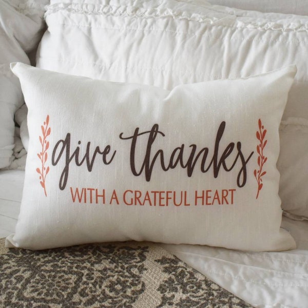 Grateful Pillow Etsy