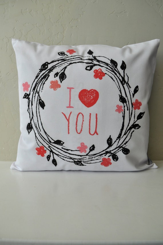 SALE Valentines Pillow Cover Valentines Decoration 18x18 Etsy