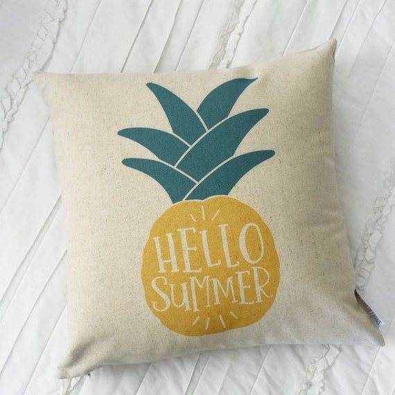 SUMMER SALE, hello summer, Summer Pillow cover, Summer Pillow, Summer decor