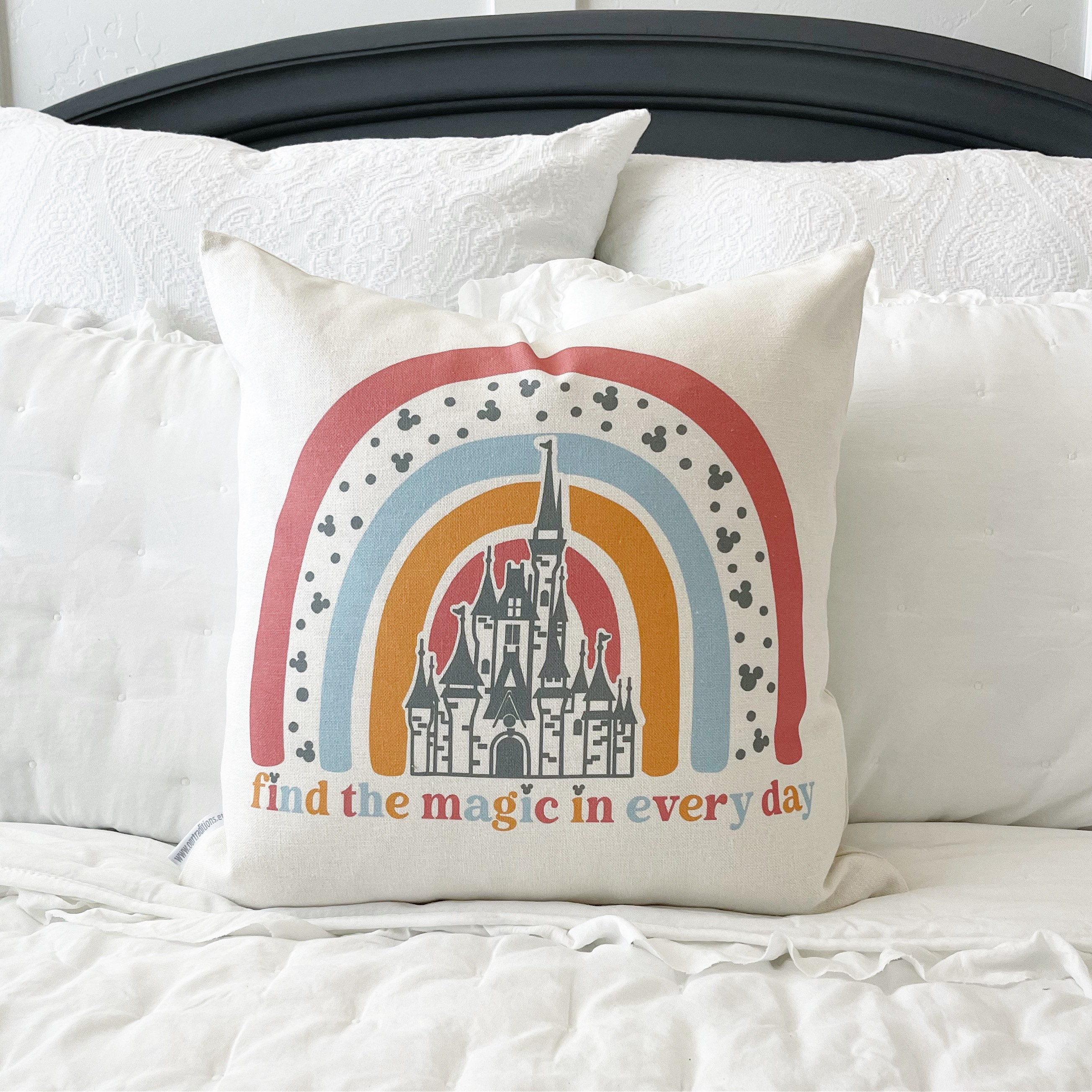 Happiest Place on Earth Pillow Covers Disney Pillow Covers 