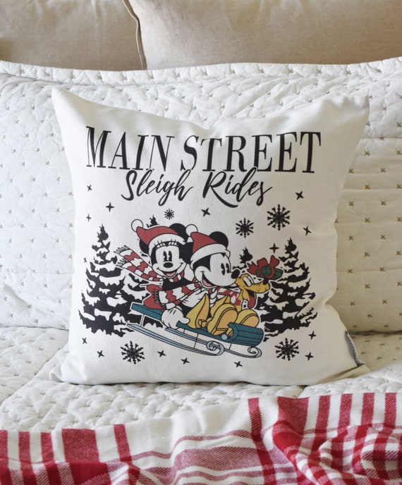 Disney Christmas decor, Happiest Place on Earth pillow covers, Disney pillow covers, Disney decor, believe in the magic, Disney balloons