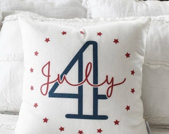 Patriotic pillow cover, Americana pillow cover, Memorial Day, Fourth of July, Summer pillow, USA Pillow, flag pillow, American flag pillow
