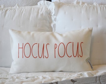 Halloween Pillow Cover, Hocus Pocus Pillow Cover, Witch pillow, Fall pillow