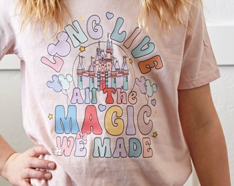 Retro Castle T-Shirt: Magic Kingdom Tee - Toddler & Youth