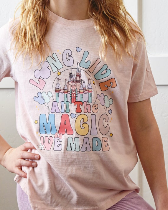 Retro Castle T-Shirt: Magic Kingdom Tee - Toddler & Youth
