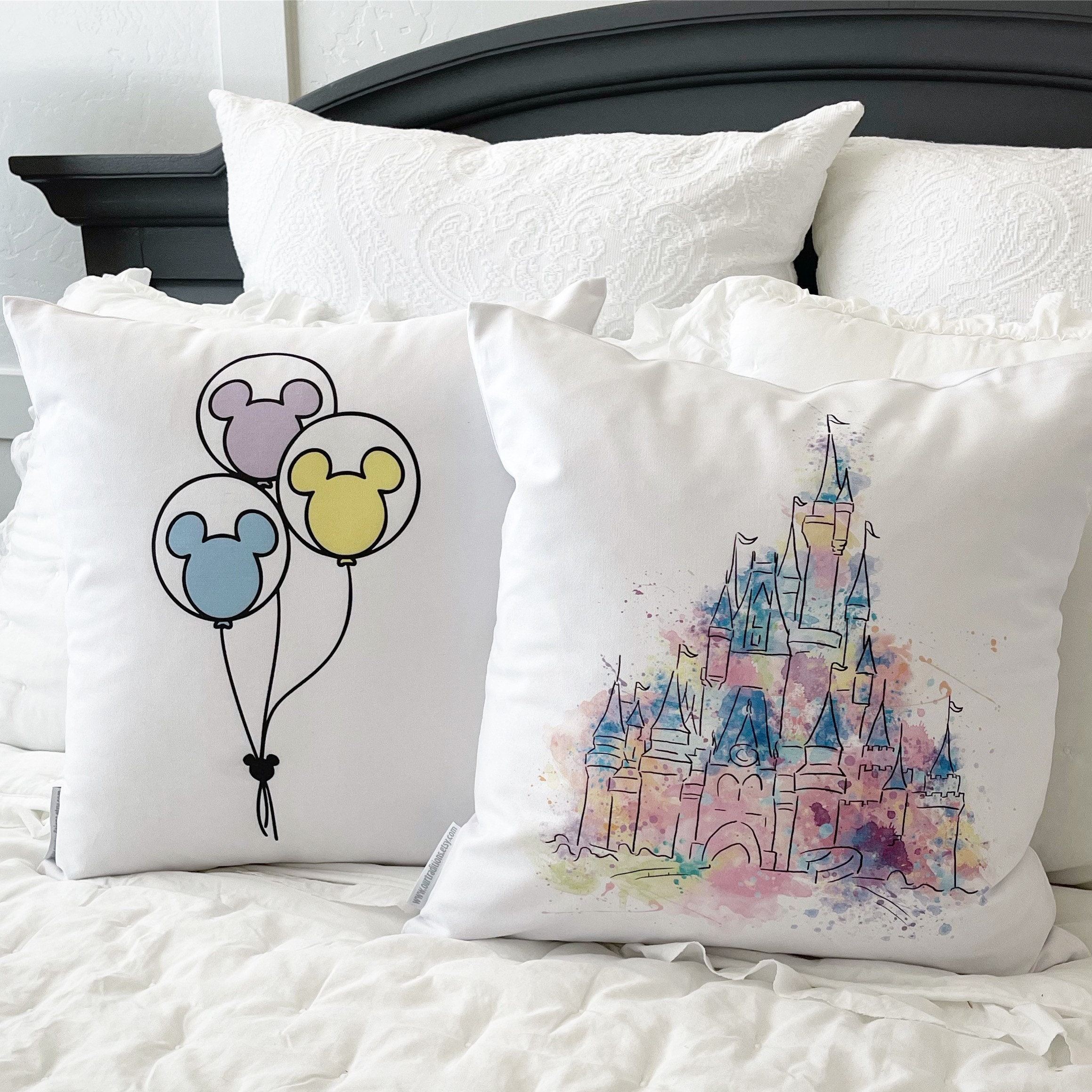 Happiest Place on Earth Pillow Covers, Disney Pillow Covers