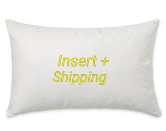 12x20 pillow insert plus extra shipping cost