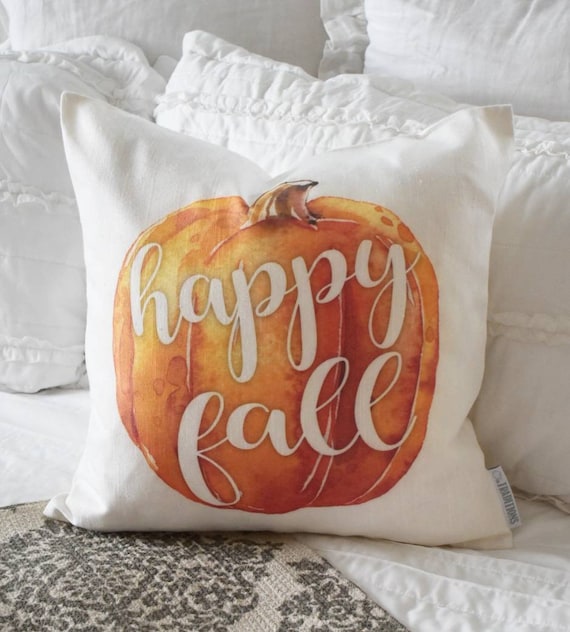 SALE, Fall Pillow Cover, hello fall, Fall Decor, pumpkin pillow, fall pillow