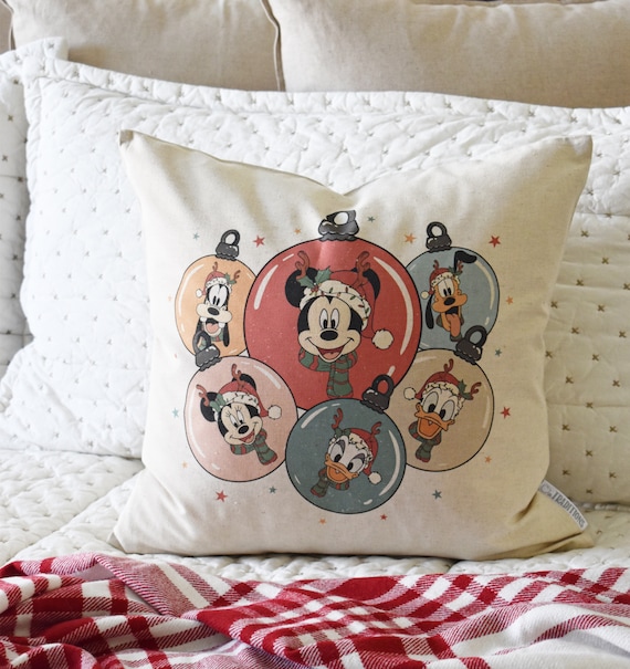 Disney Christmas decor, Happiest Place on Earth pillow covers, Disney pillow covers, Disney decor, believe in the magic, Disney balloons