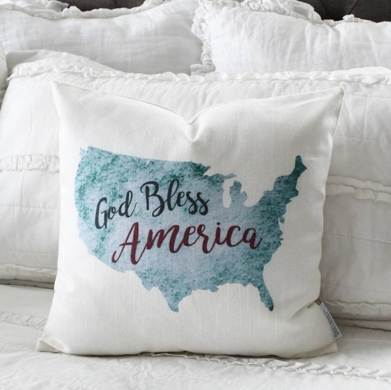 Patriotic pillow cover, Americana pillow cover, Memorial Day, Fourth of July, Summer pillow, USA Pillow, flag pillow, American flag pillow