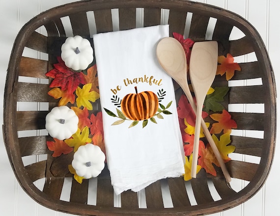 Kitchen towel, tea towel, Fall kitchen towels, Fall Decor, Thanksgiving towel, Thanksgiving  Decor, pumpkin patch, be thankful