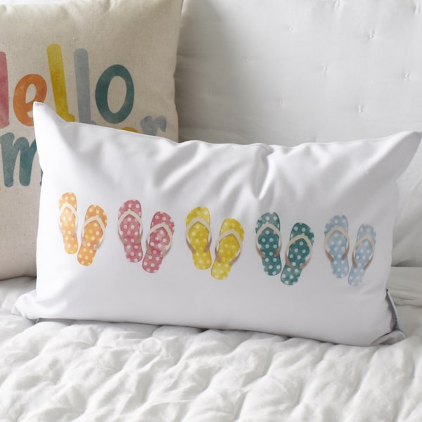 Flip Flop Pillow Etsy