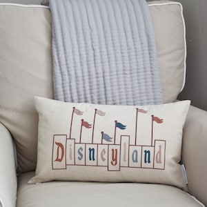 Disney Pillow Cover, Castle Design, Magical Home Decor