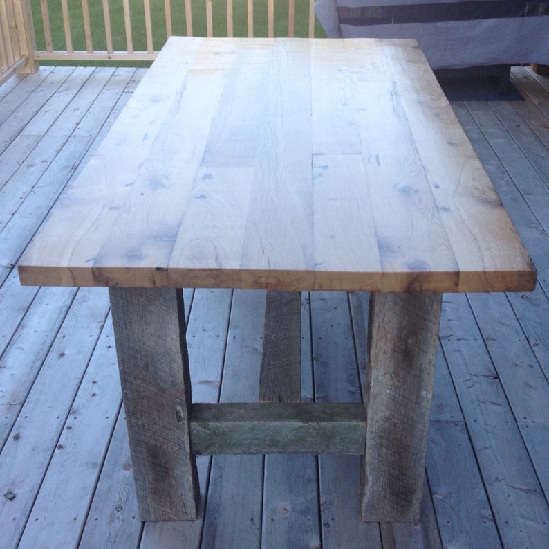 Barnwood Dining Table Etsy