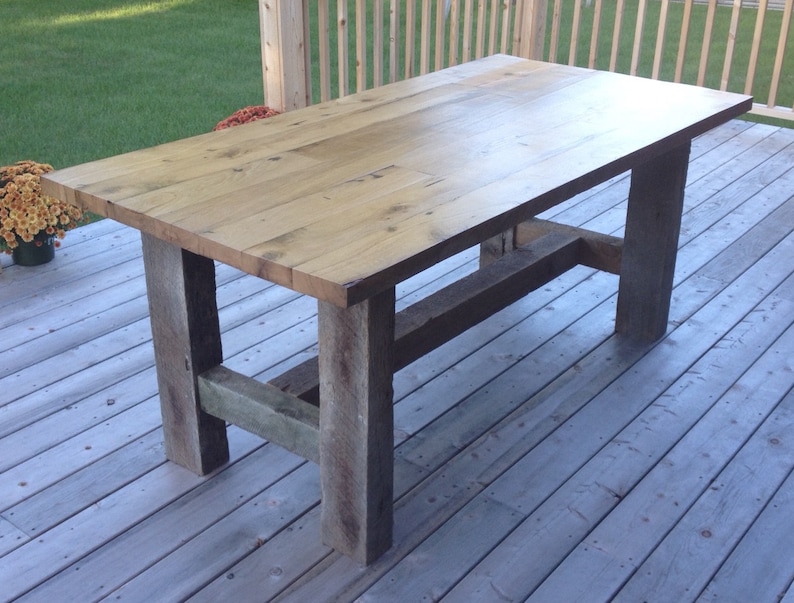 Barnwood Dining Table Etsy