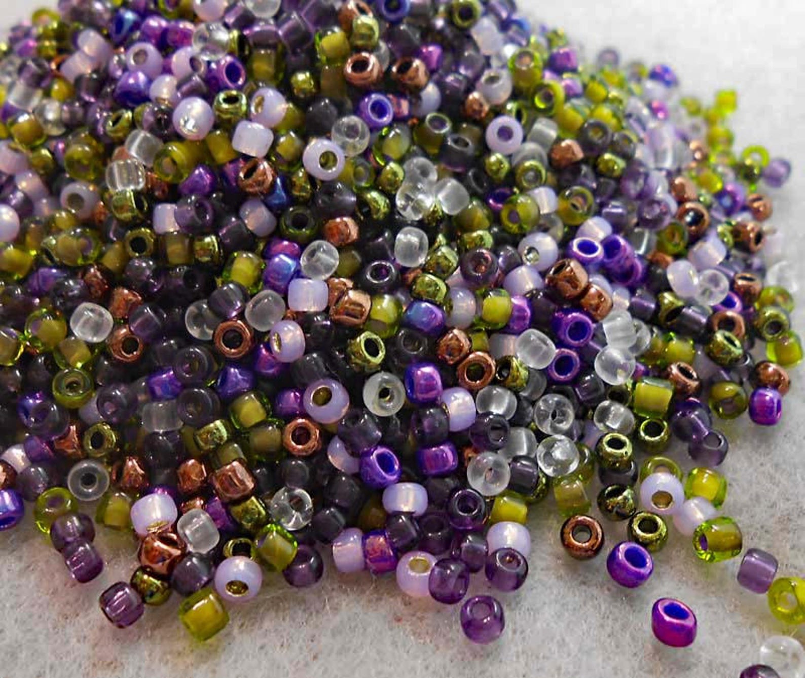 8/0 Miyuki Seed Bead Mix 25 Grams Etsy