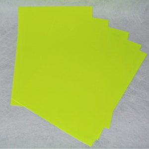 Beschichtete Tyvek 100g Blätter | Drucken Sie mit dem InkJet-Drucker des Hauses ohne Run / Wisch - 10 x A4 Blätter