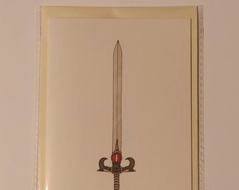 Thundercats Card - Eye of Thundera Sword
