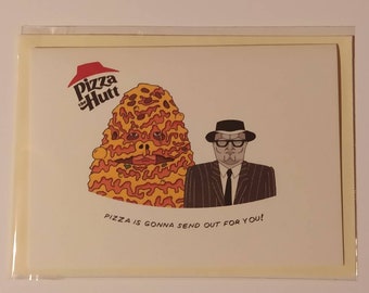 Pizza the Hutt Card - Spaceballs Mel Brooks Comedy