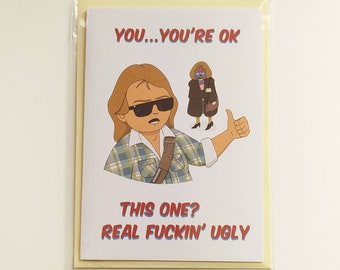 They Live card - Rowdy Roddy Piper Funny Valentine Card