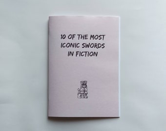 Iconic swords zine - Illustrated movie video game zine