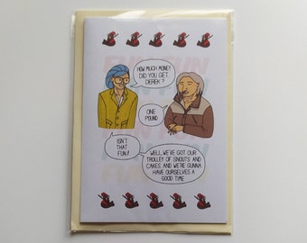 Vic and Bob Card - Reeves and Mortimer Tom Fun Happy Birthday card