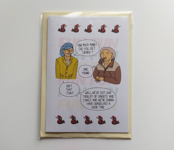 Vic and Bob Card - Reeves and Mortimer Tom Fun Happy Birthday card