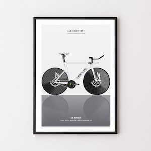 Alex Dowsett Hour Record Cyclist Print