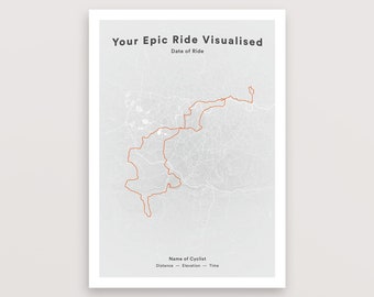 Strava Map Print