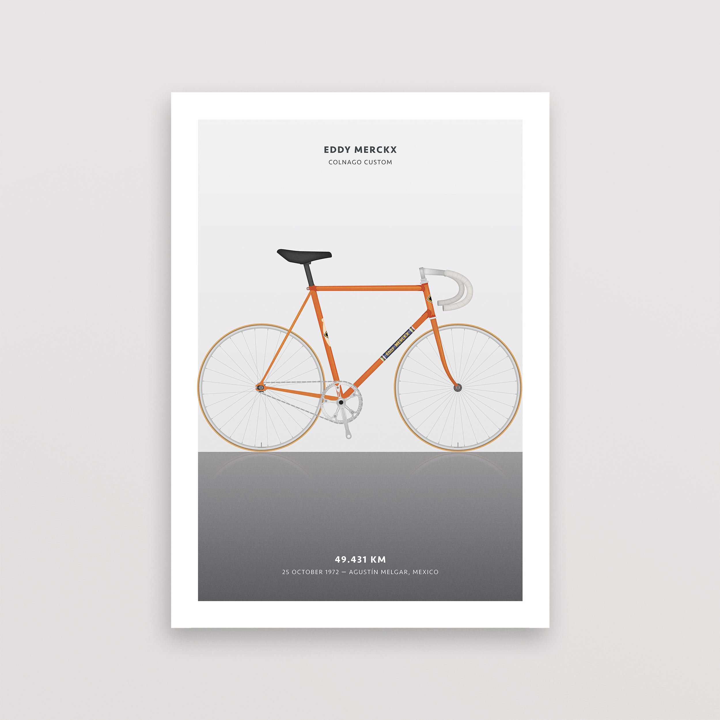 Eddy Merckx ❤ CYCLING ❤ Rule 5 poster Limited Edition Print in 5 sizes #11 