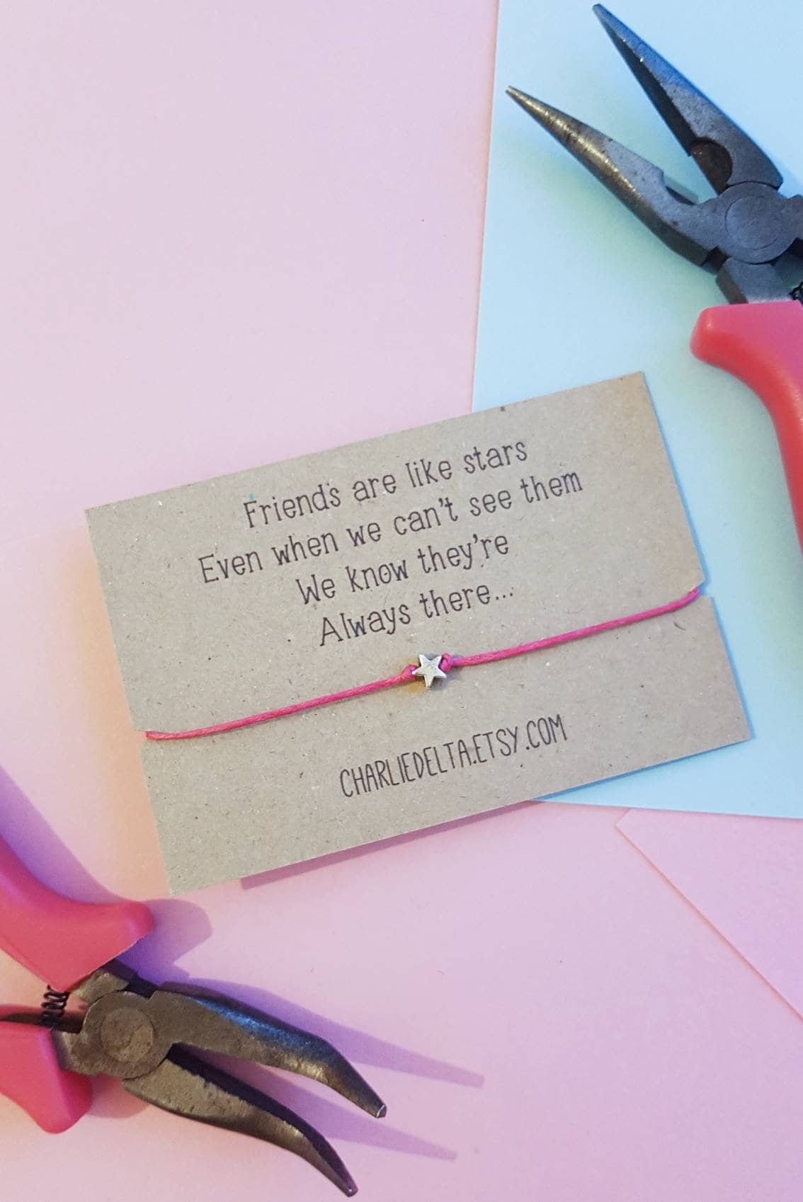 Friendship bracelet long distance friendship wish bracelet Etsy