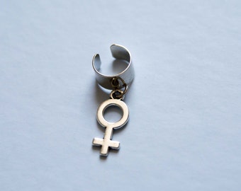 Feminist Ear Cuff - Lesbian Gift - LGBT jewellery - Lesbian ear cuff
