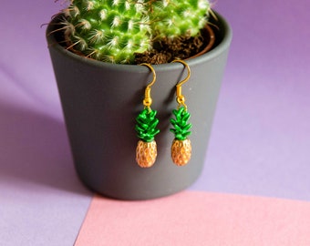 Pineapple earrings
