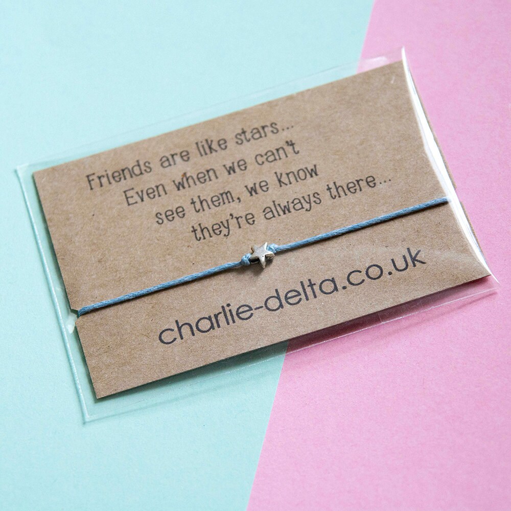 Friendship bracelet long distance friendship wish bracelet Etsy