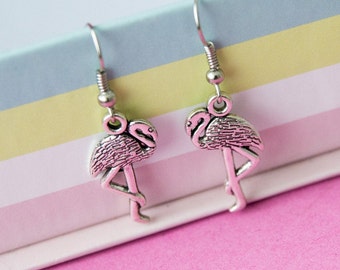 Flamingo Dangle Earrings