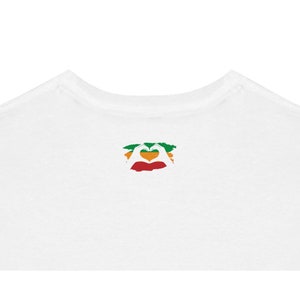 One Love Rasta Bob Marley T-shirt, African Jamaican Tshirt, Red Gold Green Reggae Shirt Gift for Reggae Music Lover Friend Top image 2