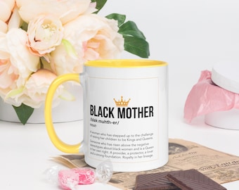 Black Mother Mug | Gift for Mum | Ethnic Mom Present | Mothers Day Gift Cup