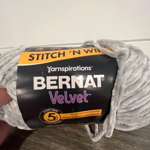 Bernat Velvet Yarn - White