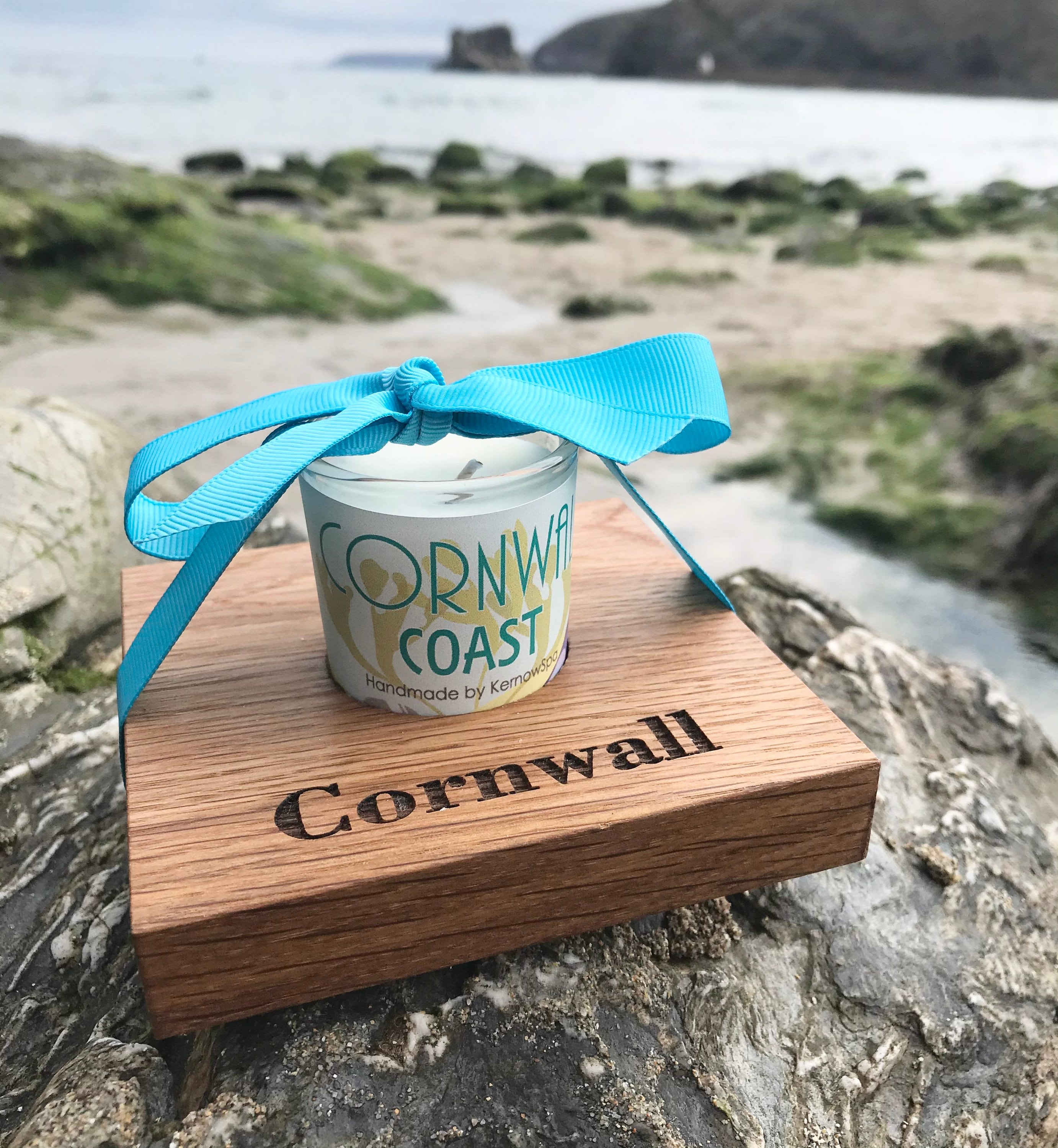 Cornish Sea candle Cornish Ocean Breeze Scented candle Handmade in Cornwall 