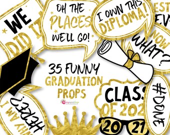 Download Graduation Photo Booth Props Svg Etsy