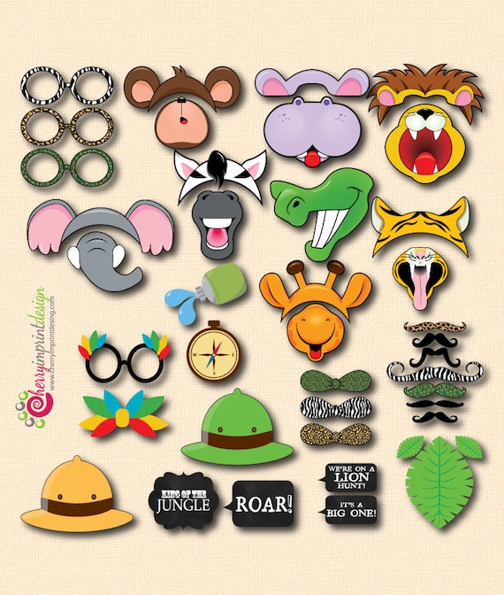 lion king photo booth props کامل (مولیزی)