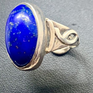 Lapis Silver Ring image 2