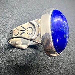 Lapis Silver Ring image 1